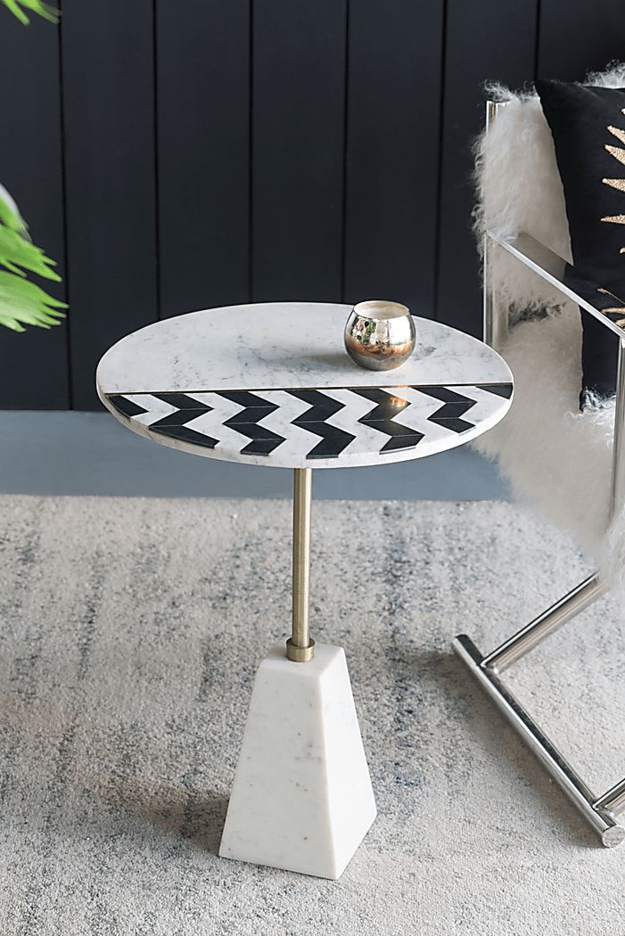 Dwyerbrooke Brass Accent Table