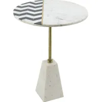 Dwyerbrooke Brass Accent Table