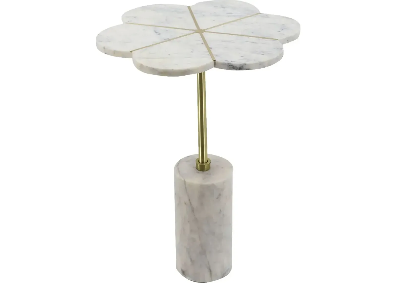 Halvern Brass Accent Table