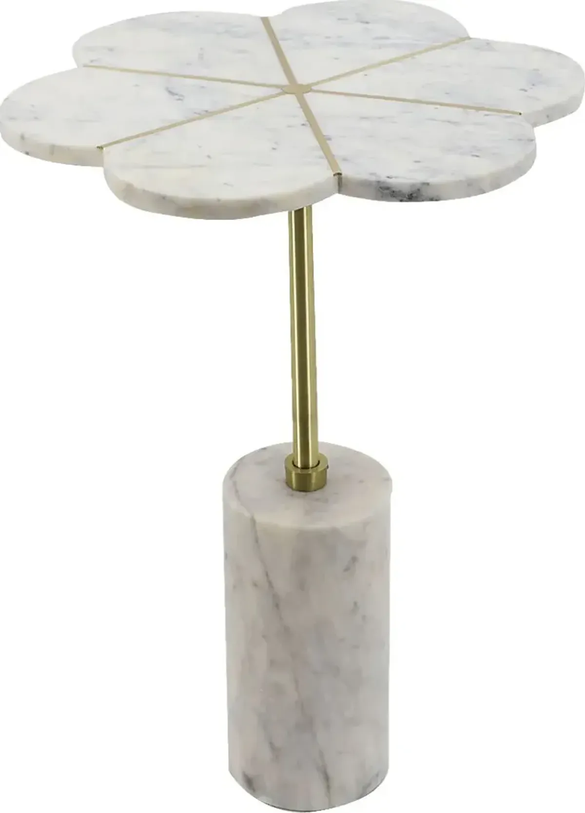 Halvern Brass Accent Table