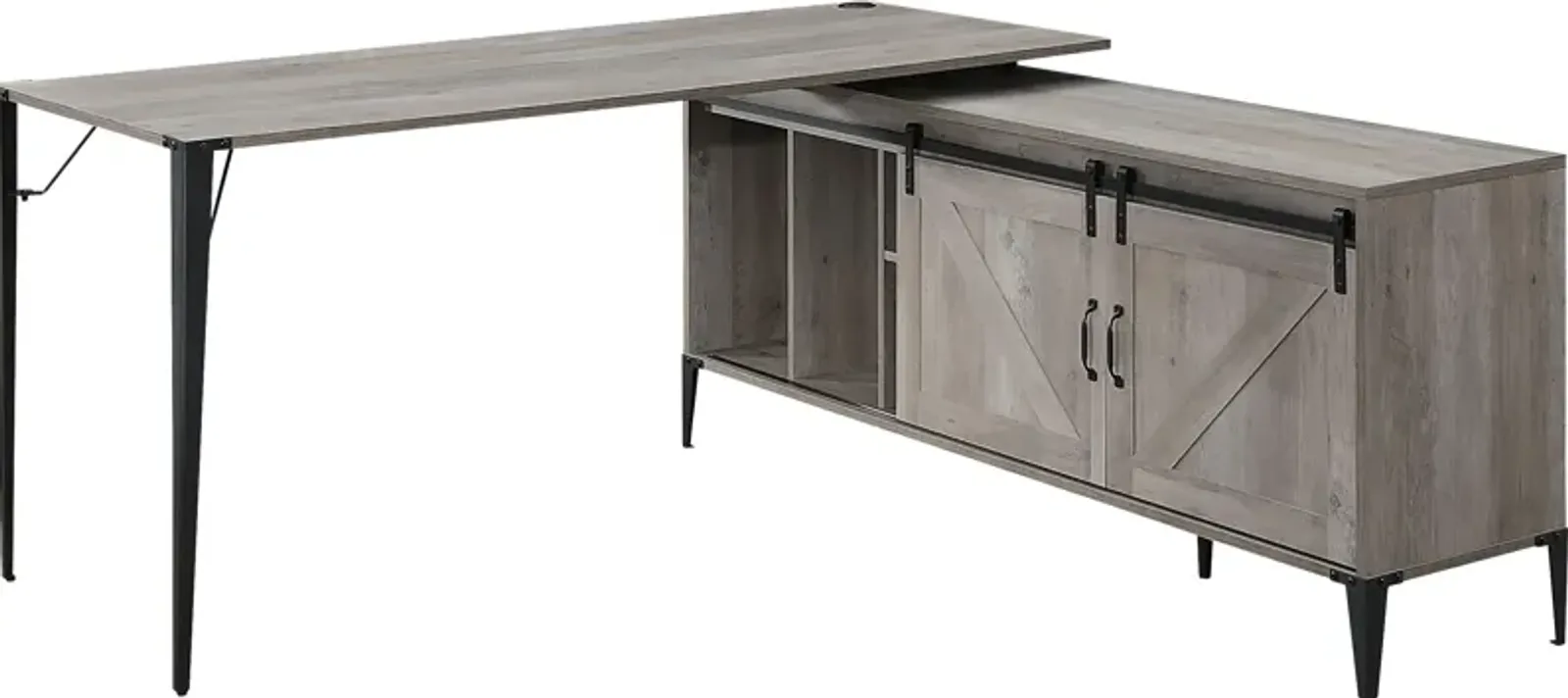 Harinette Gray Desk