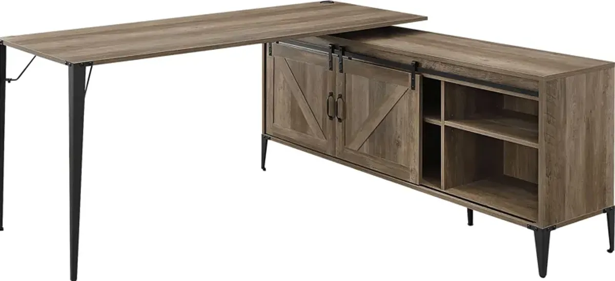 Harinette Brown Desk