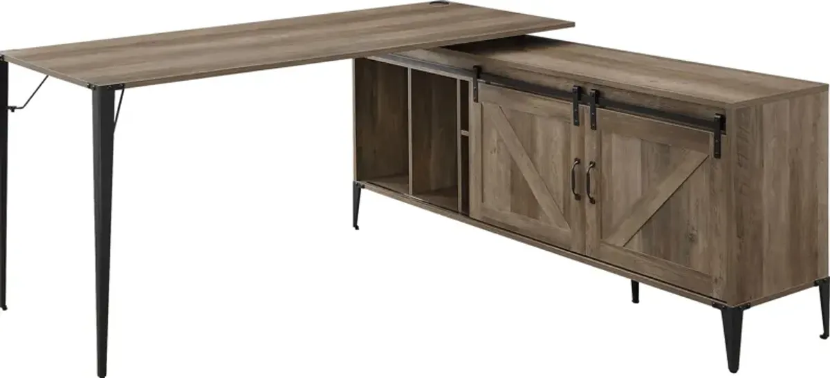 Harinette Brown Desk