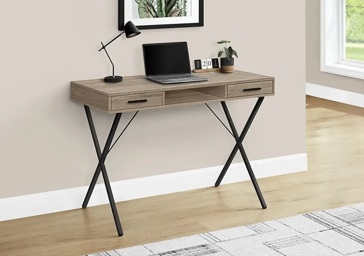 Stillirock Taupe Desk