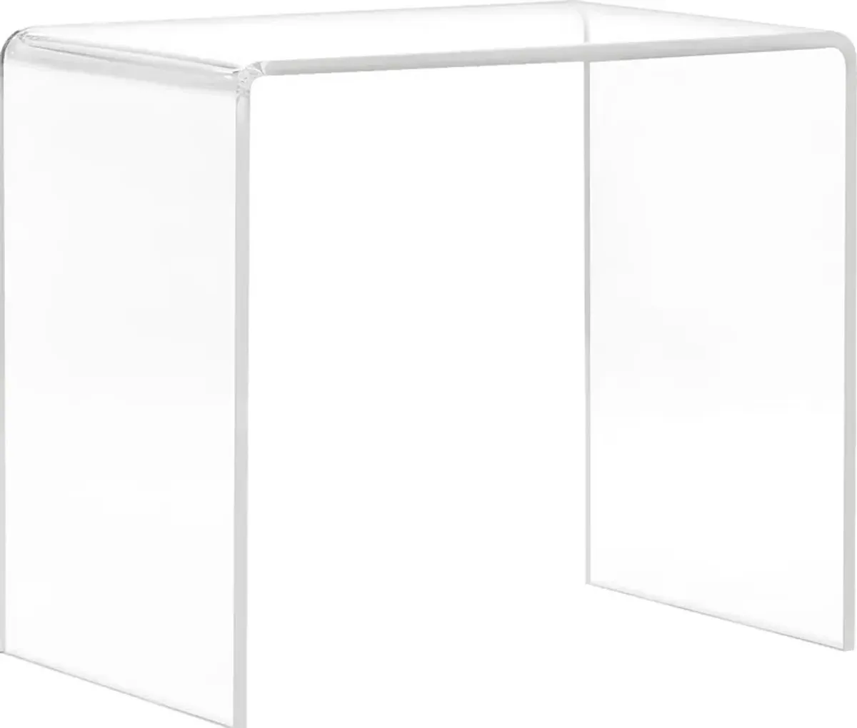 Crystalview Clear Desk