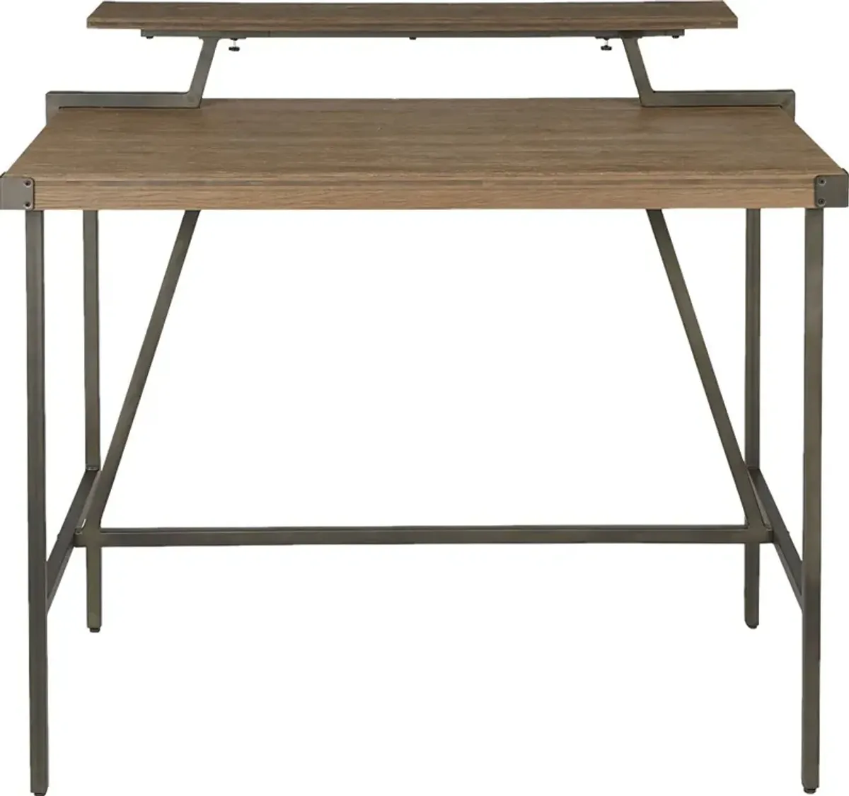 Asaff Antique Brown Standing Desk