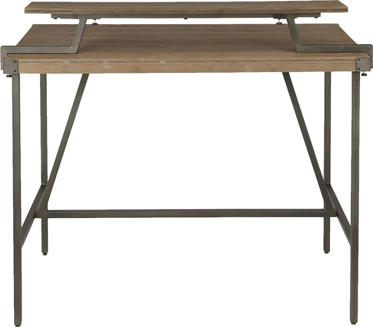 Asaff Antique Brown Standing Desk