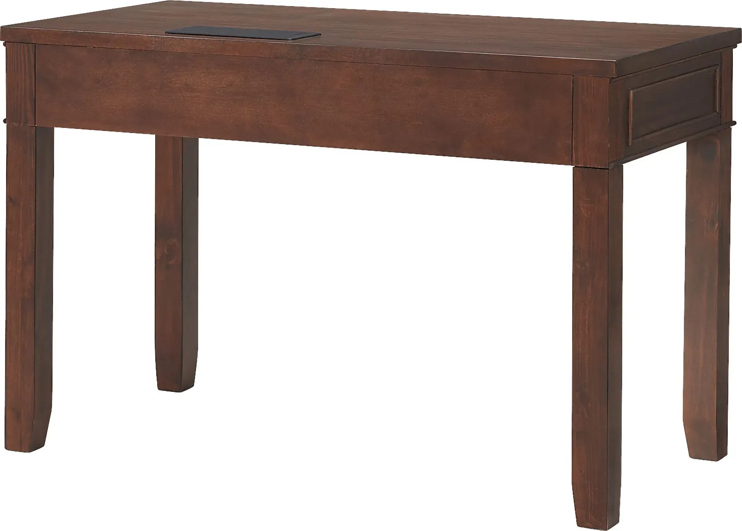 Lidemann Brown Desk with Fingerprint Lock