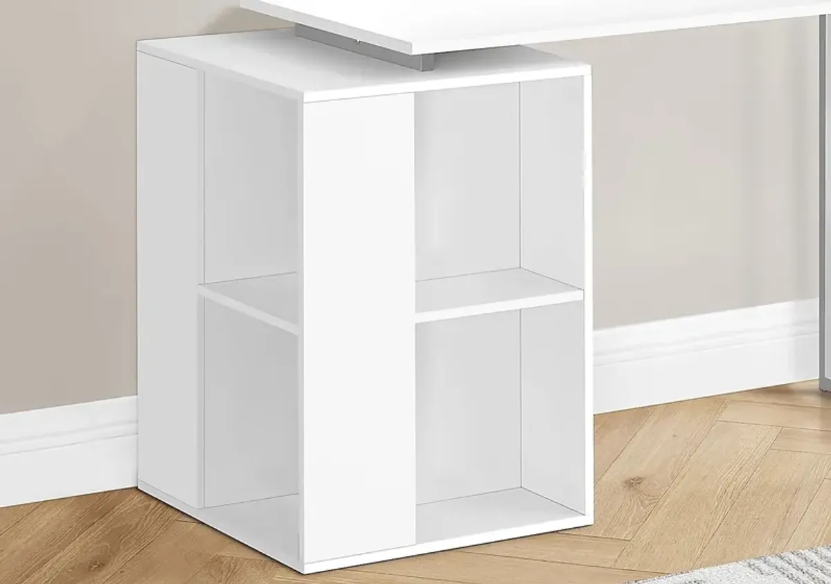 Monteron White Desk