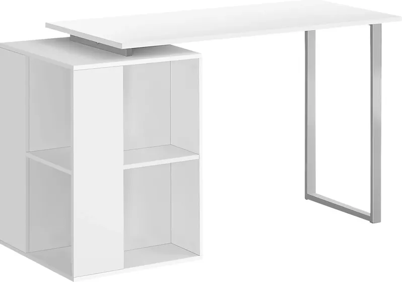 Monteron White Desk