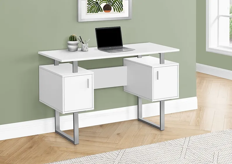 Meridell White Desk