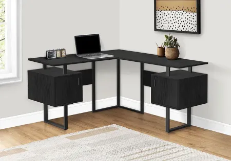 Miener Black Desk