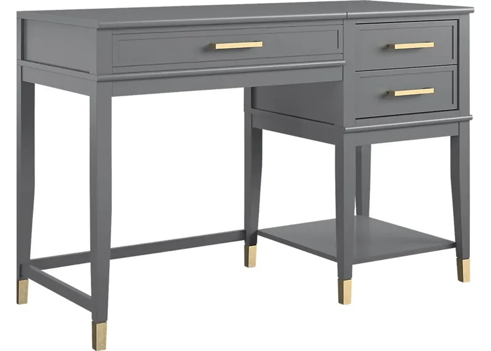 Tulagin Gray Lift-Top Desk