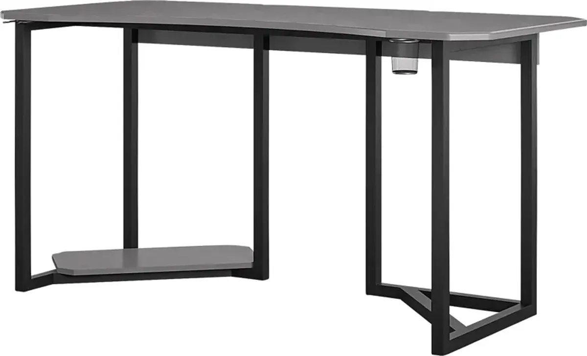 Walavista Gray Gaming Desk