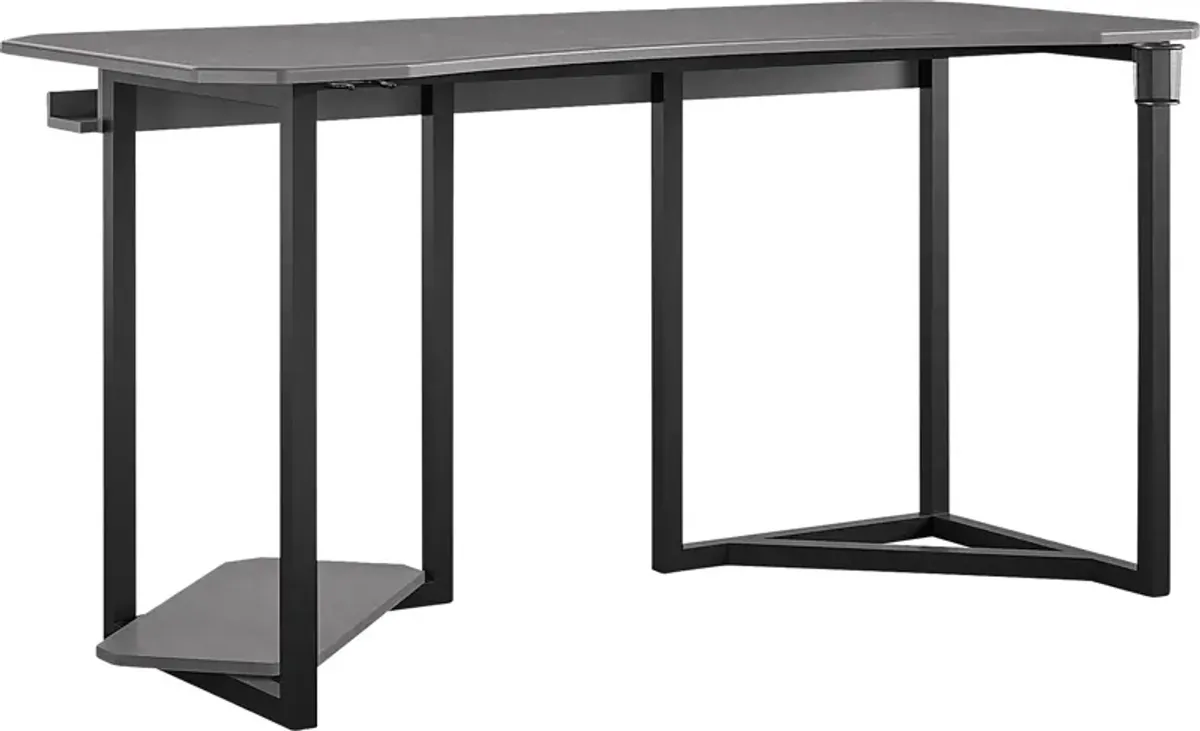 Walavista Gray Gaming Desk