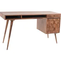 Bloomberry Brown Desk