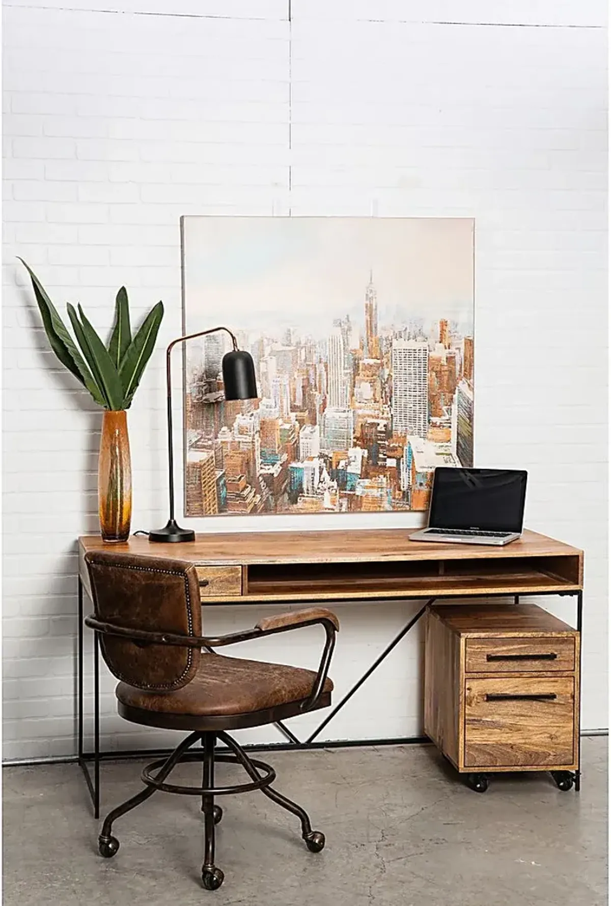 Gaillon Brown Desk