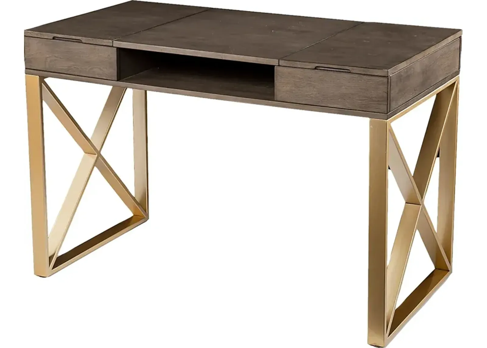 Goldbridge Gray Desk