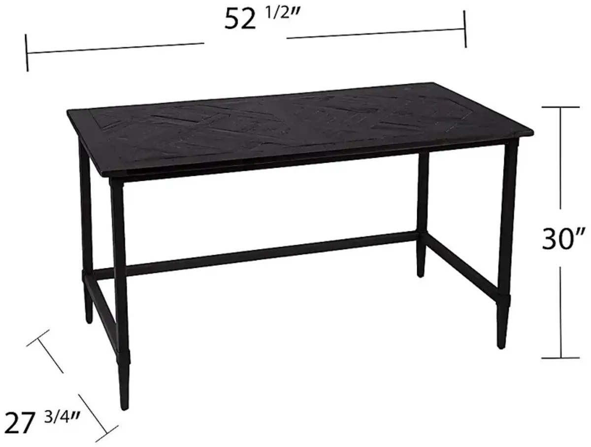 Halsell Black Desk