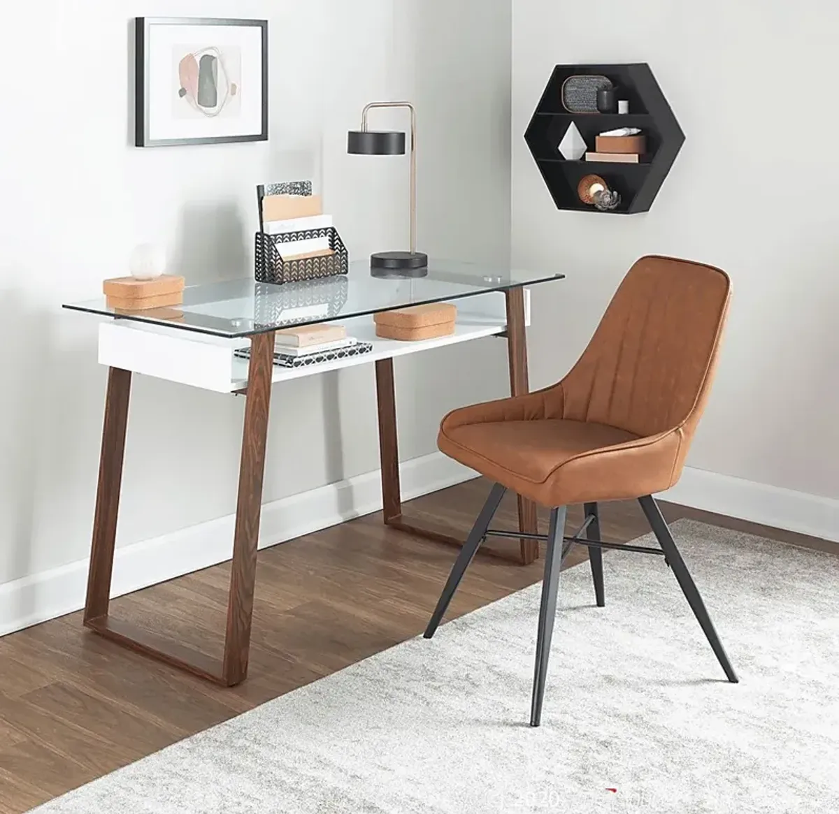 Chatteron White Desk