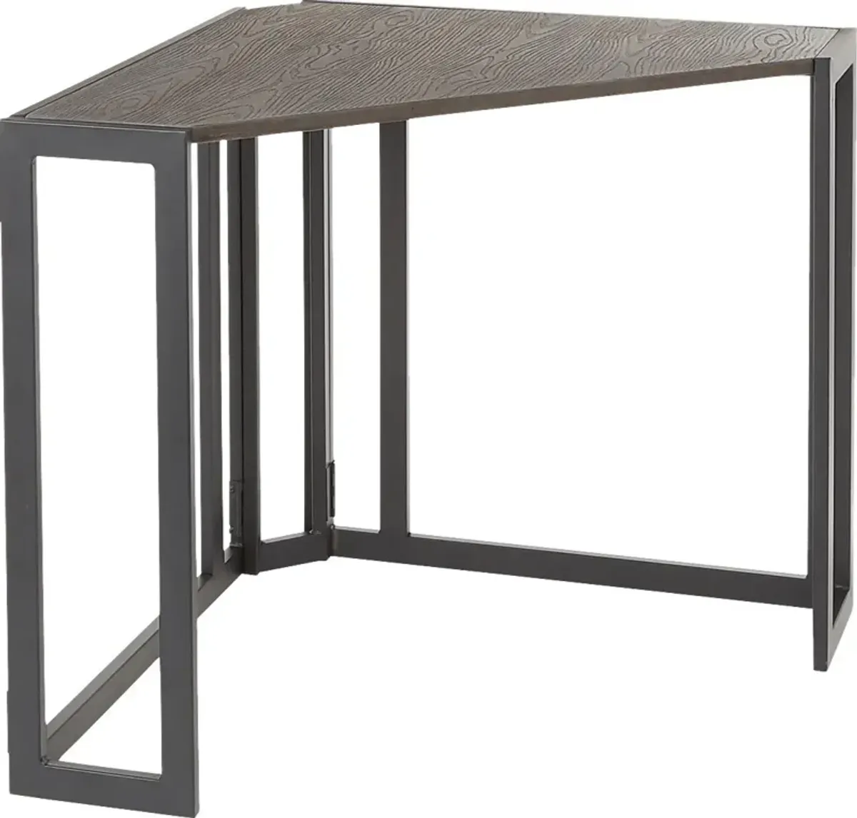 Paigefield Espresso Corner Desk