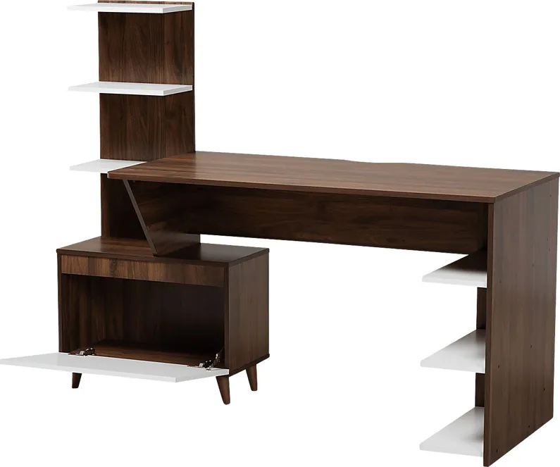 Jonquil Walnut Desk