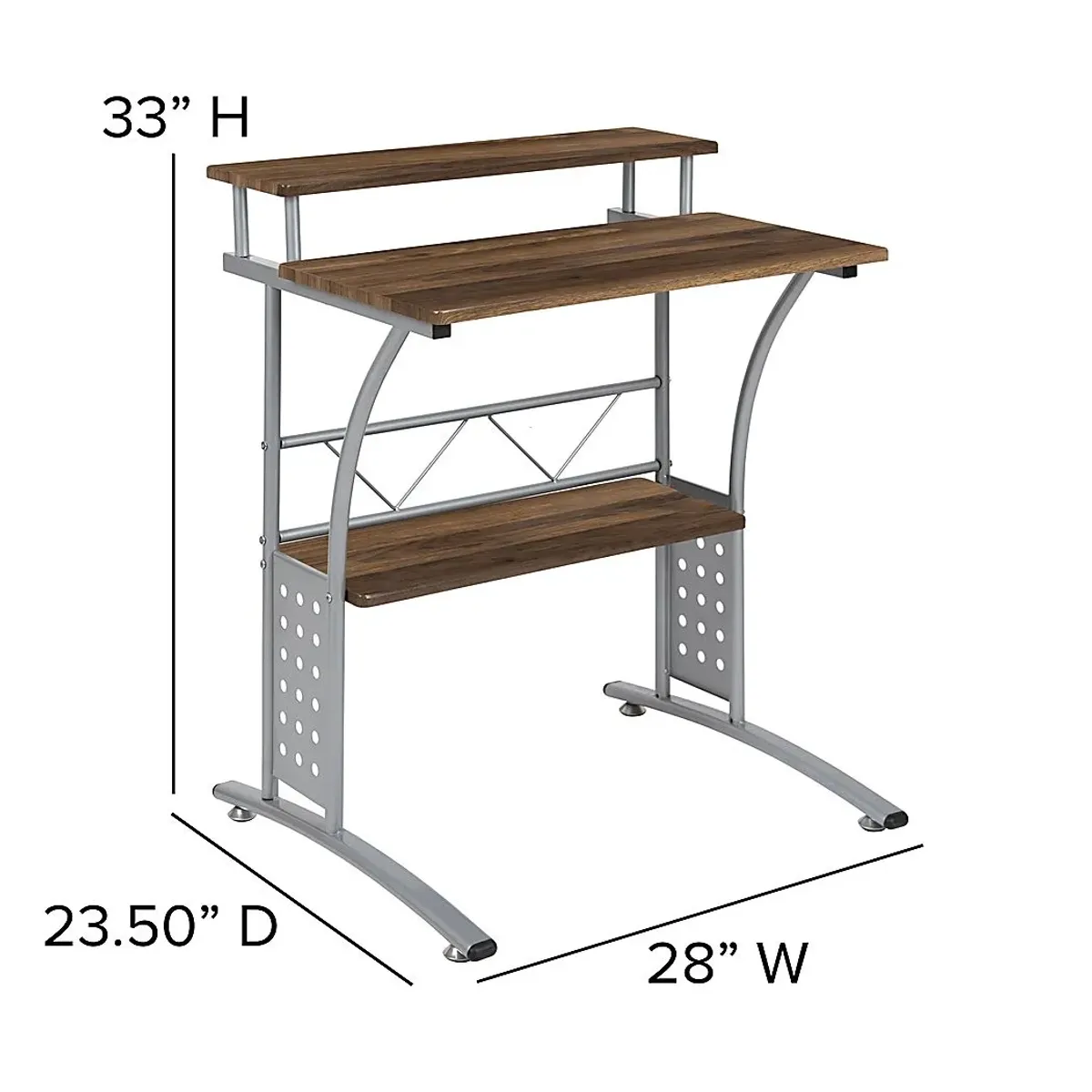 Keagon Walnut Desk