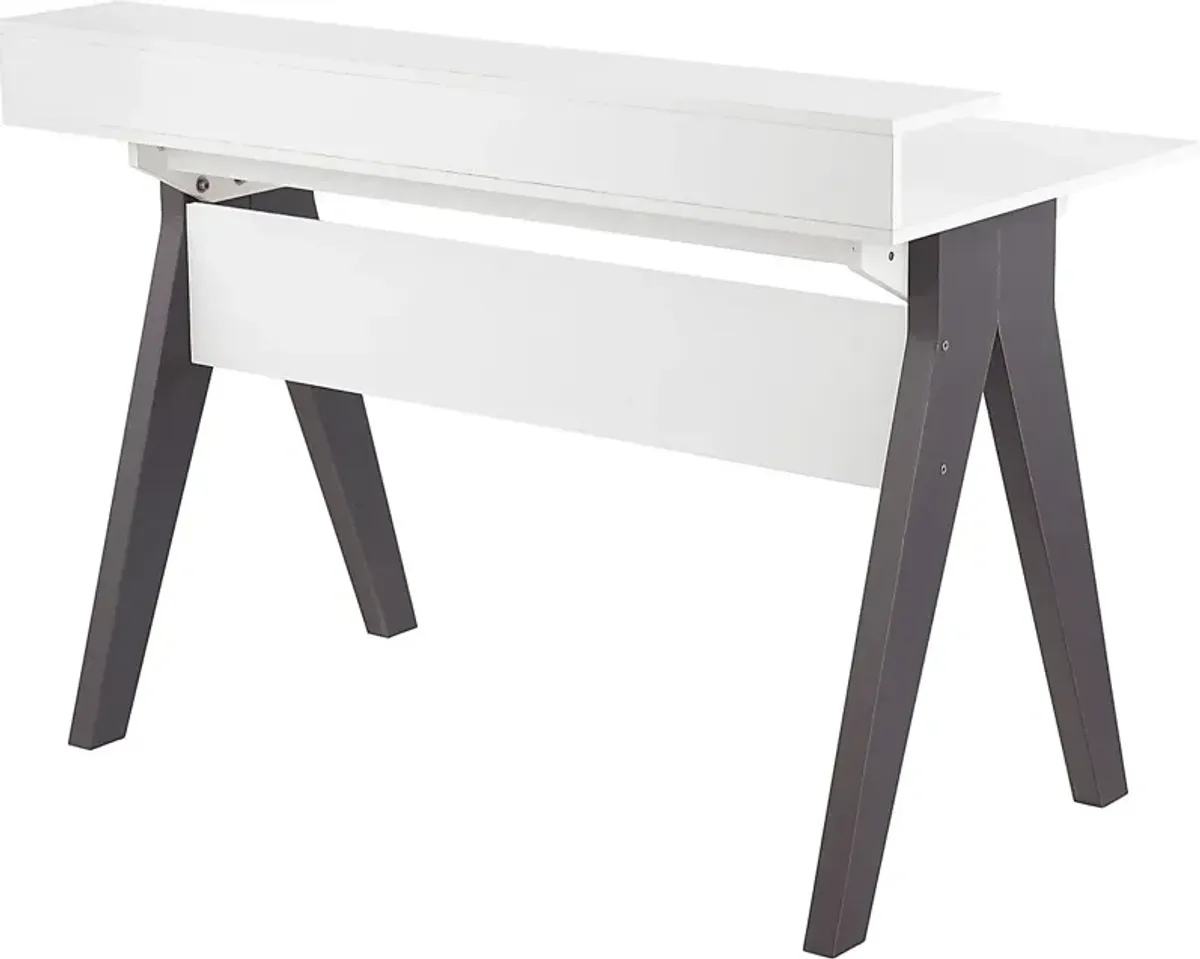 Unzell White Desk