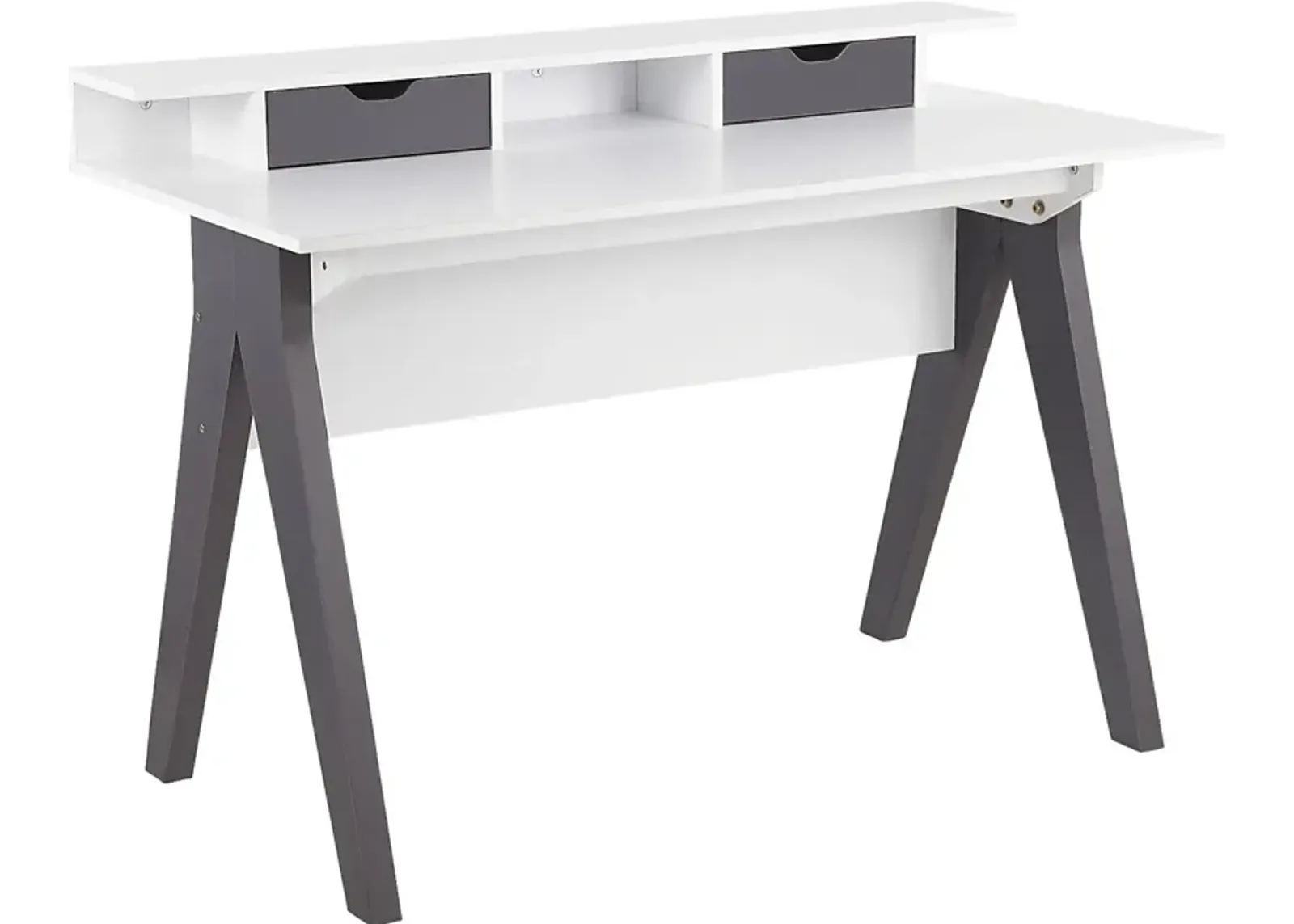 Unzell White Desk