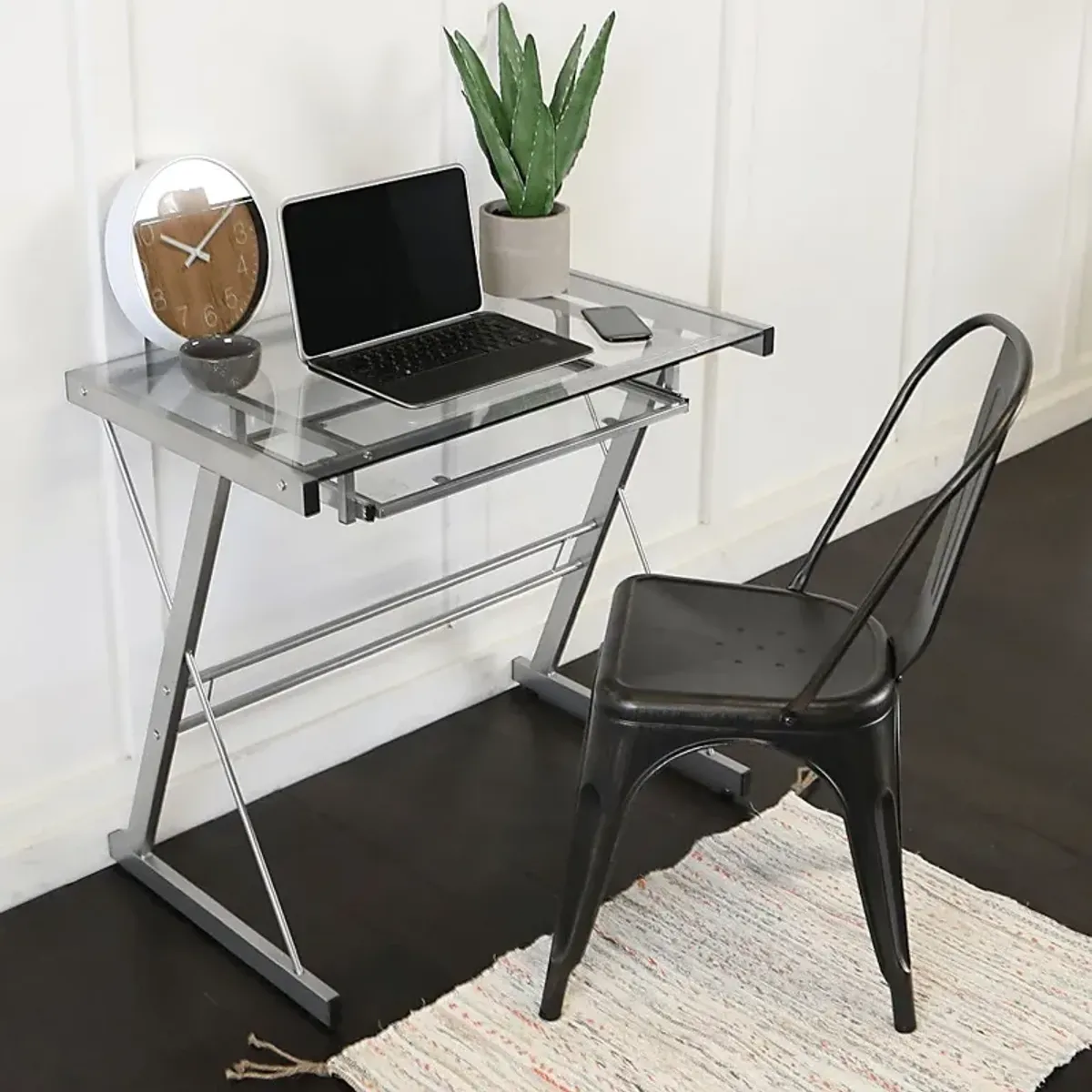 Casplan Gray Desk