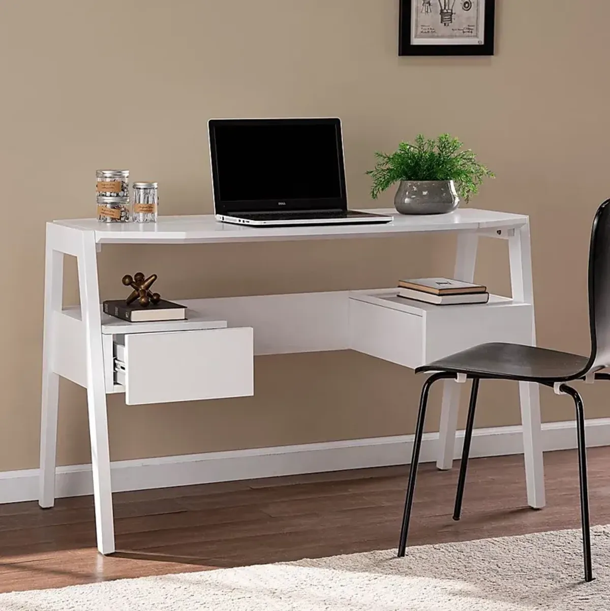 Larchbrook White Desk