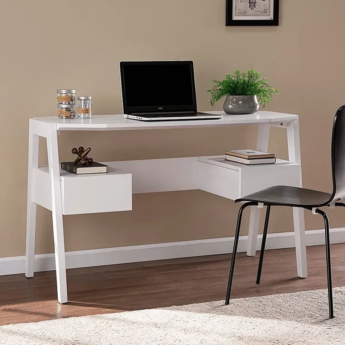 Larchbrook White Desk