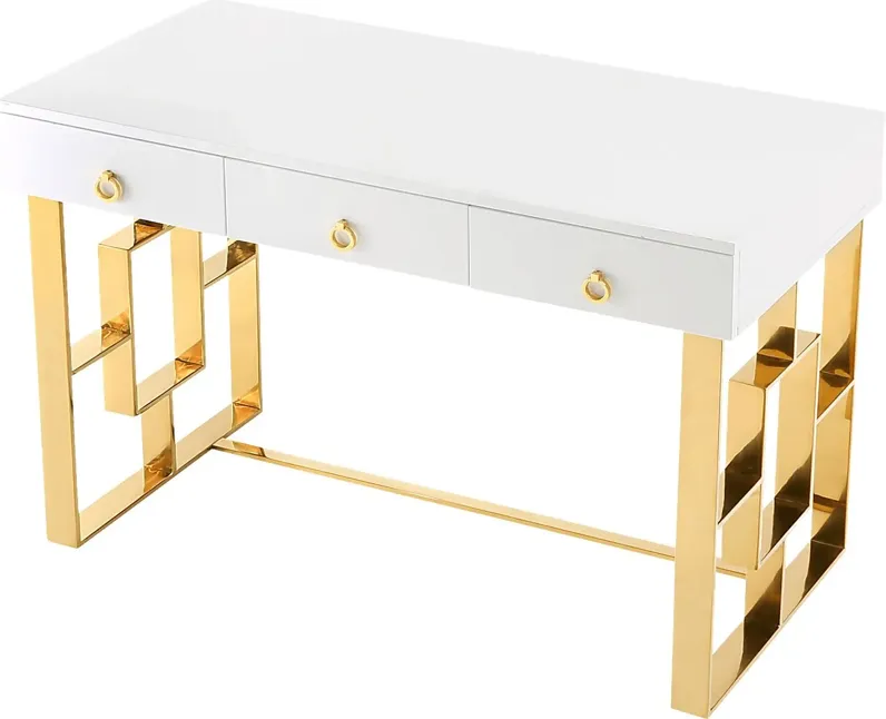 Adarla White Desk