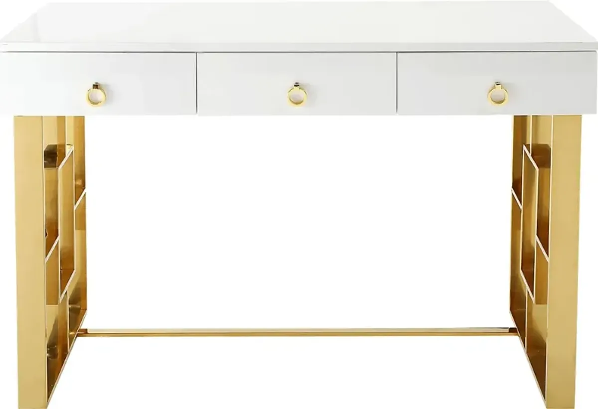 Adarla White Desk