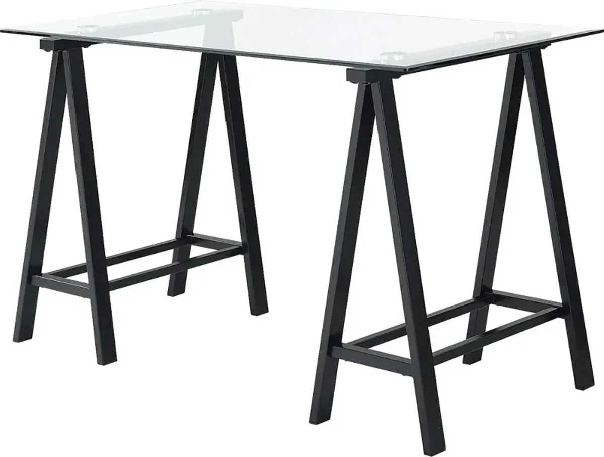 Lymenta Black Desk