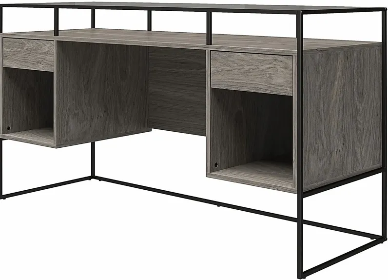 Carizzo Gray Desk