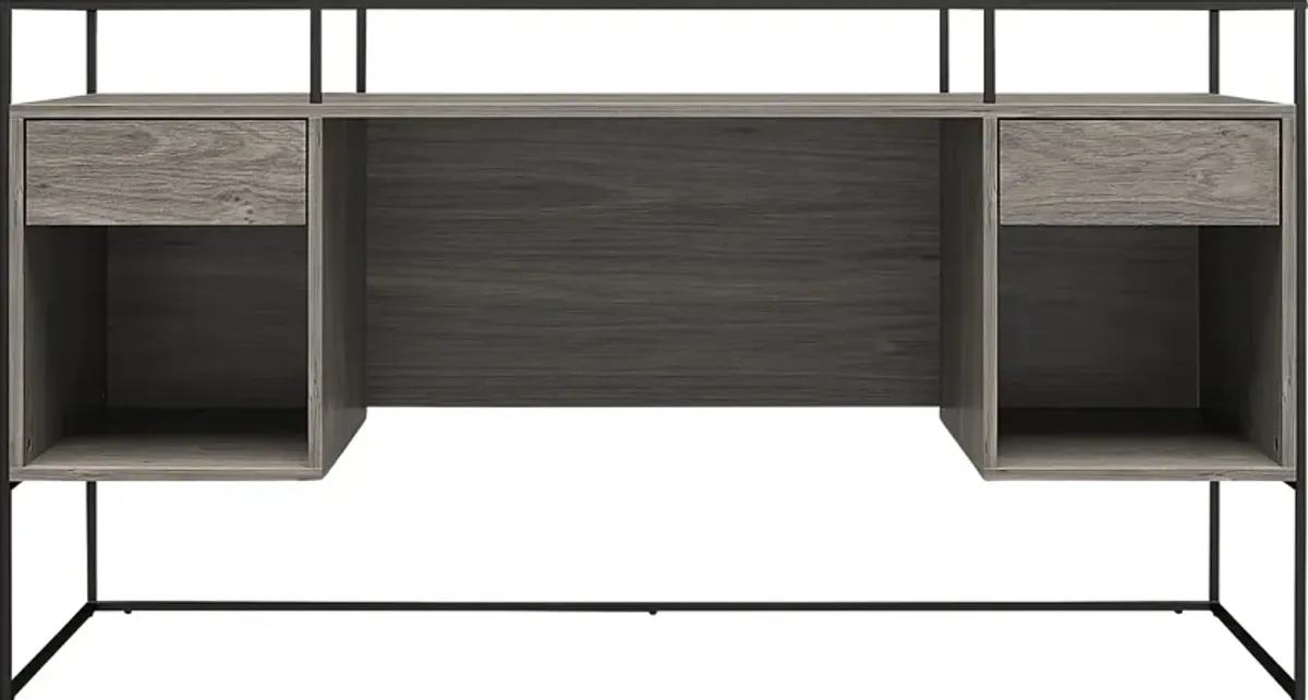 Carizzo Gray Desk