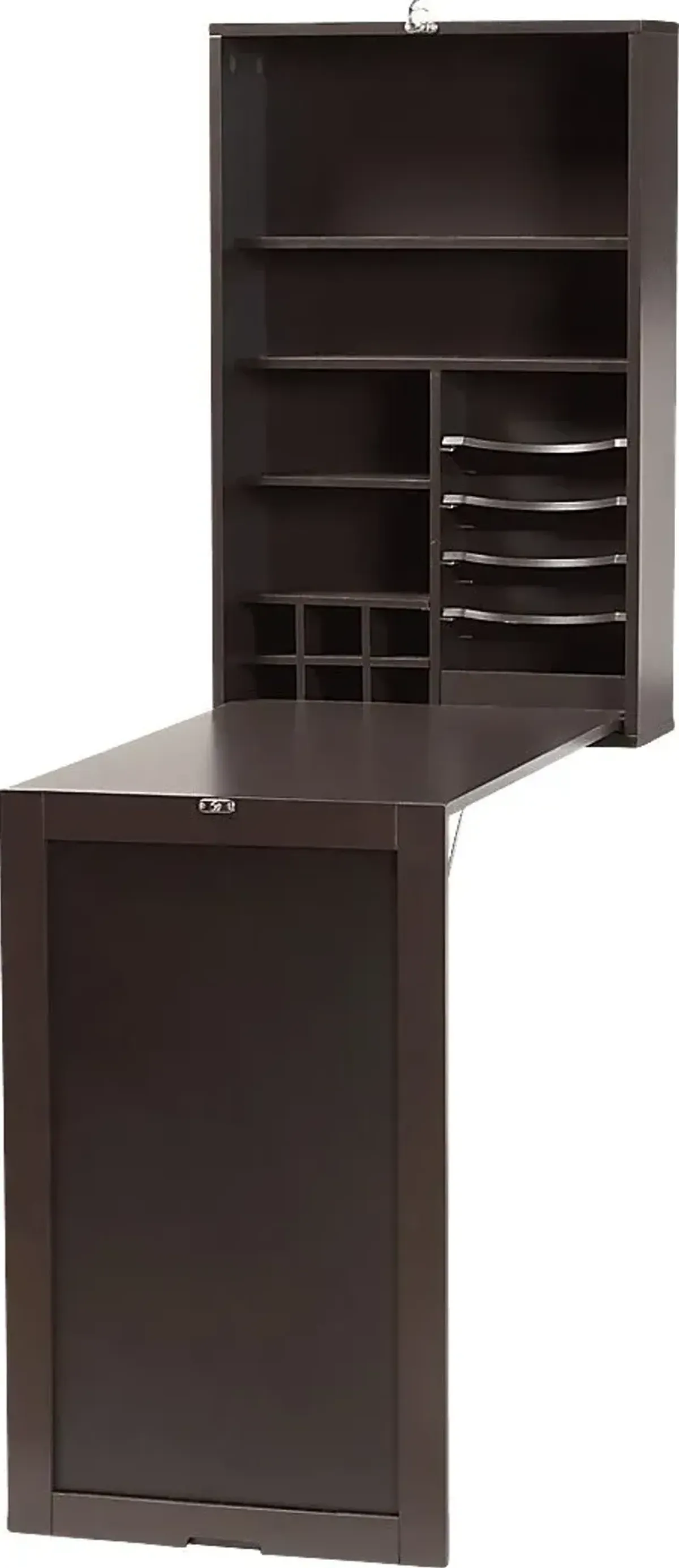 Eldoran Dark Brown Folding Desk