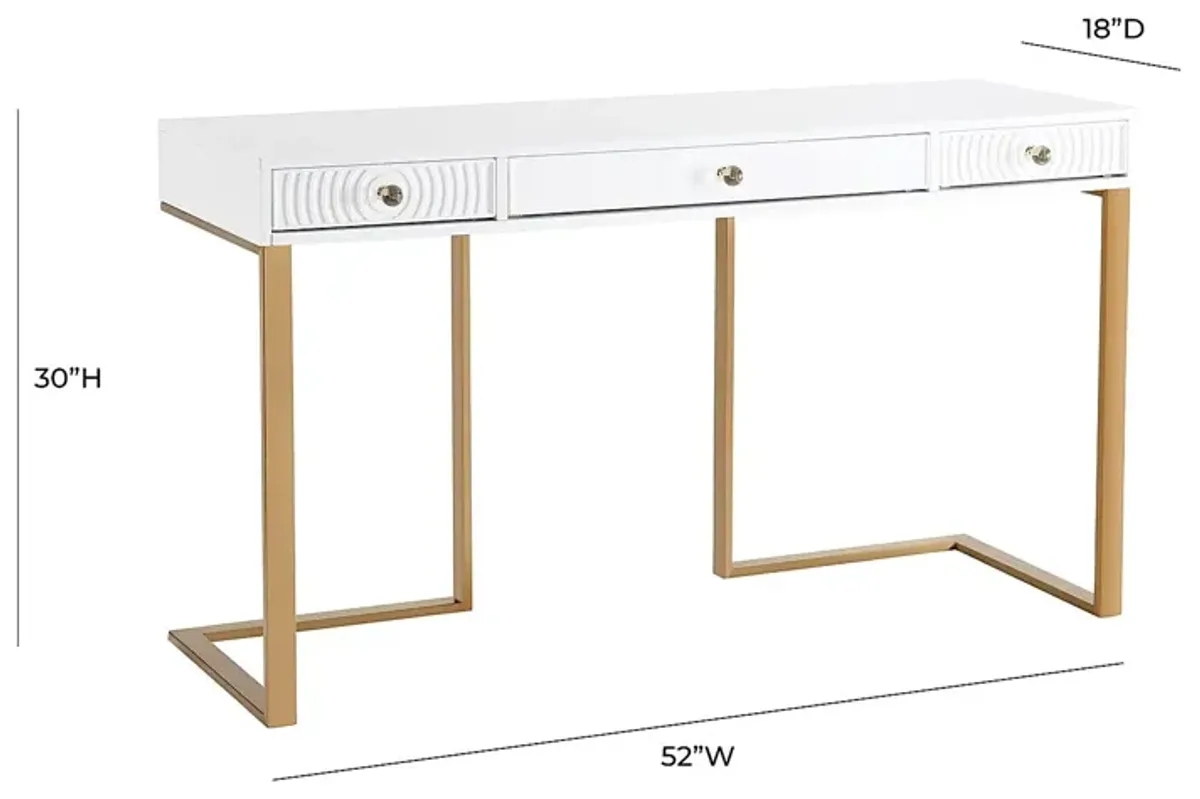 Jenella White Desk