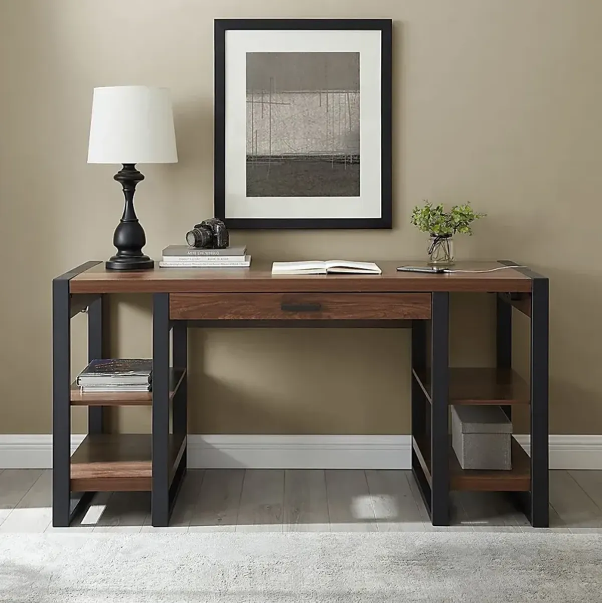 Donnefield Brown Desk