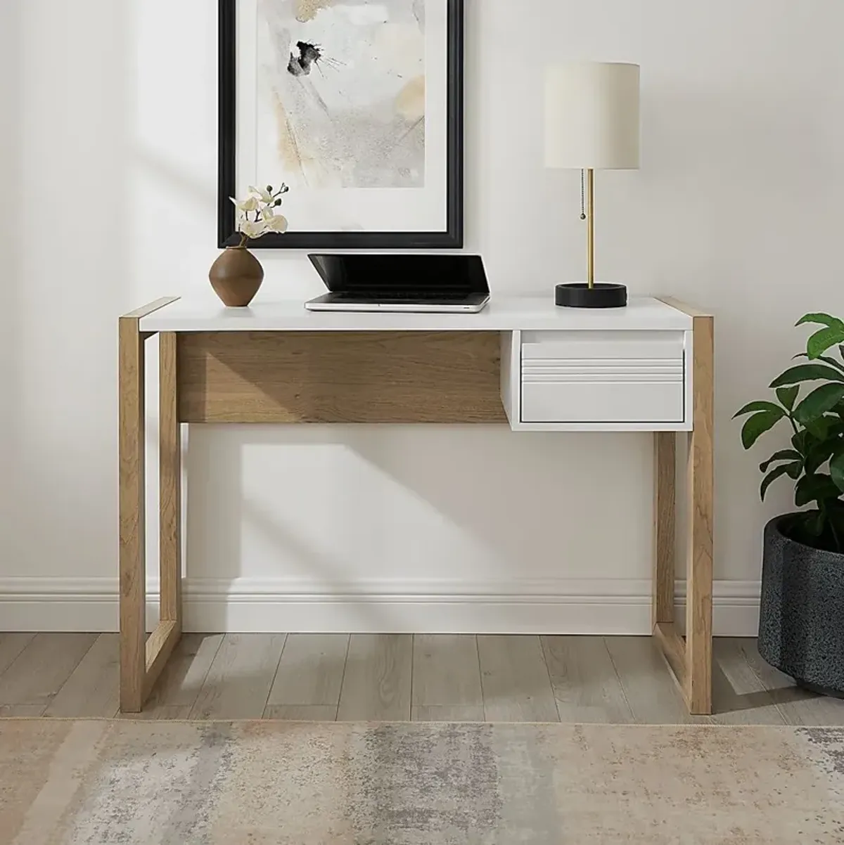 Willshire White Desk