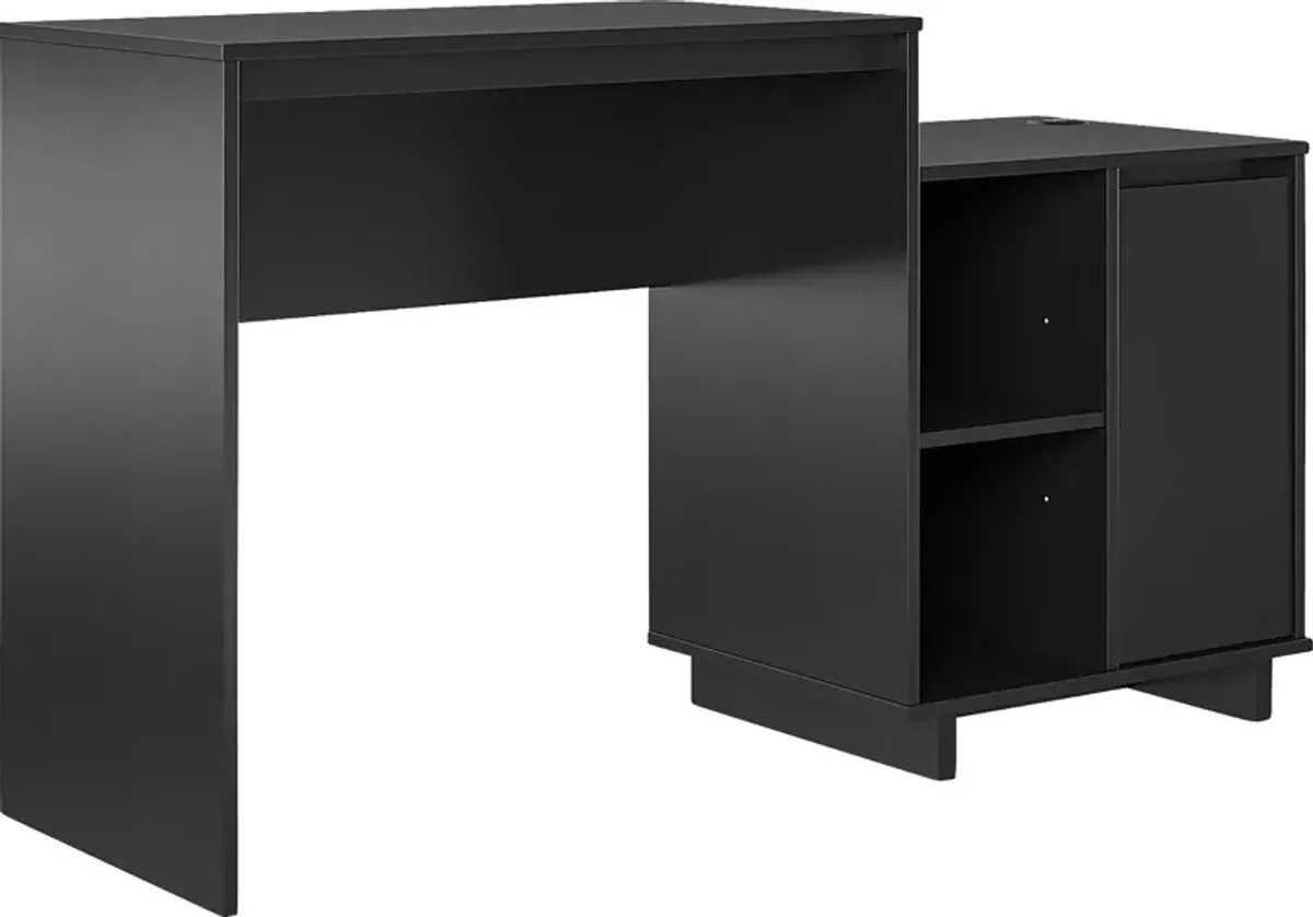 Hegbald Black Desk