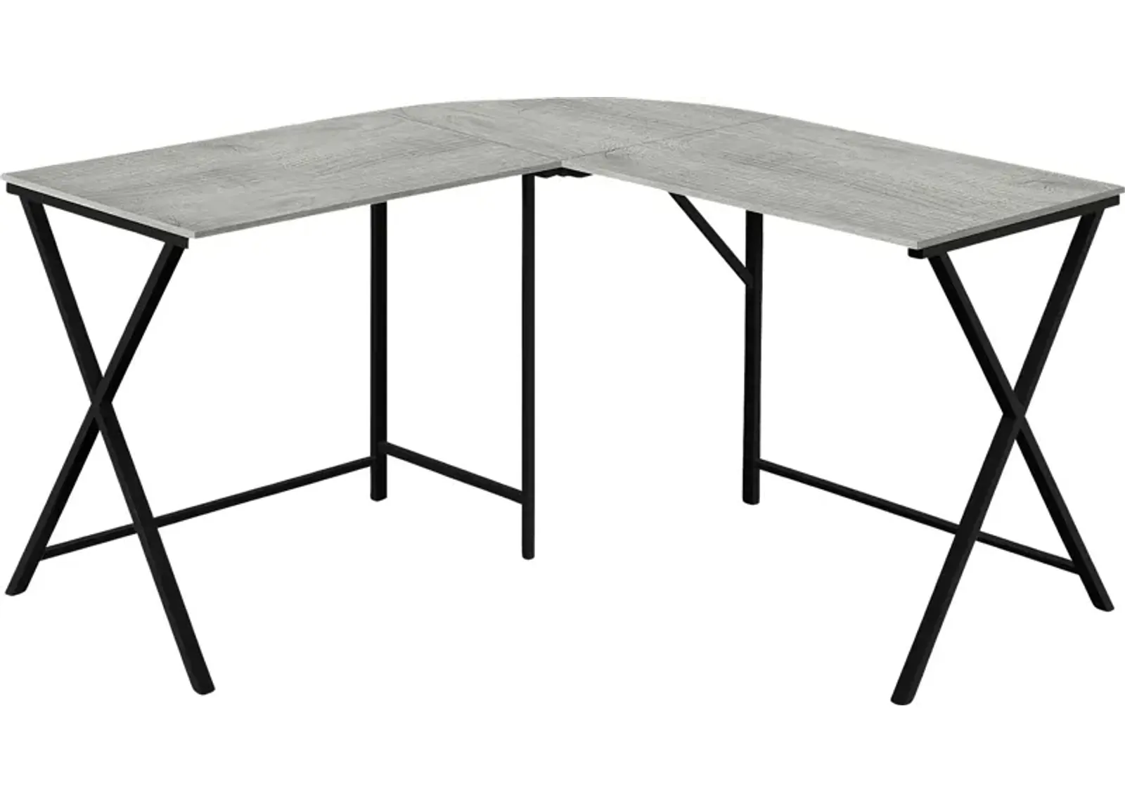 Danalyn Gray L-Shaped Computer Desk