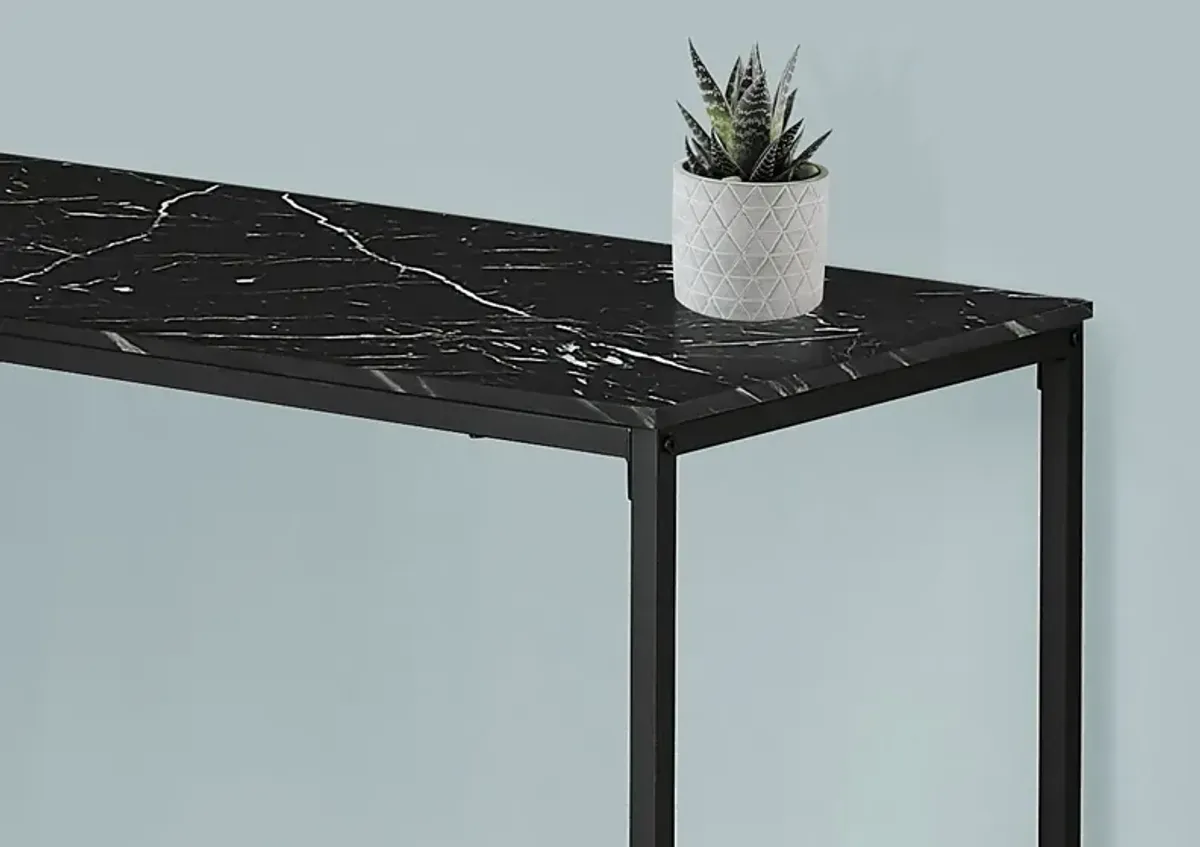 Airleigh Black Marble Desk