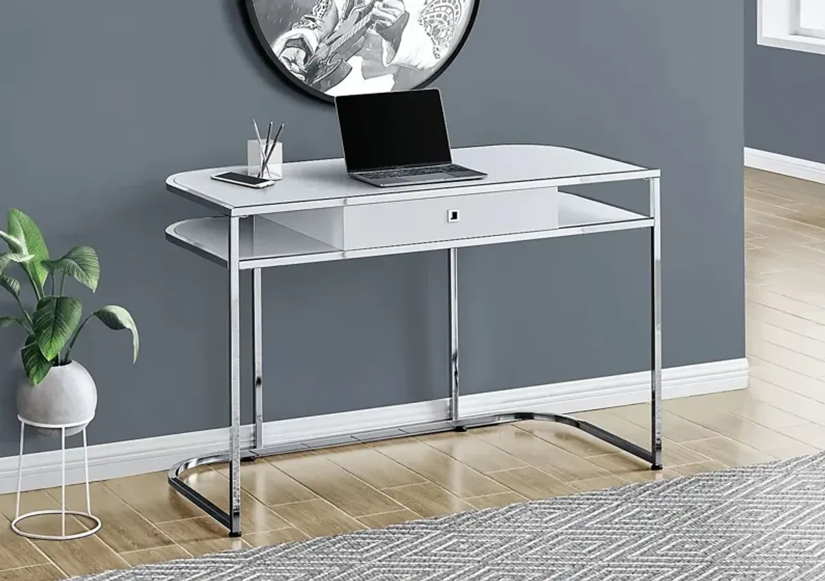 Amce White Desk