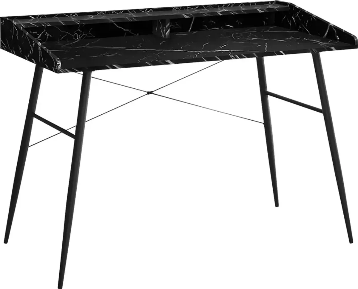 Lambright Black Marble Desk