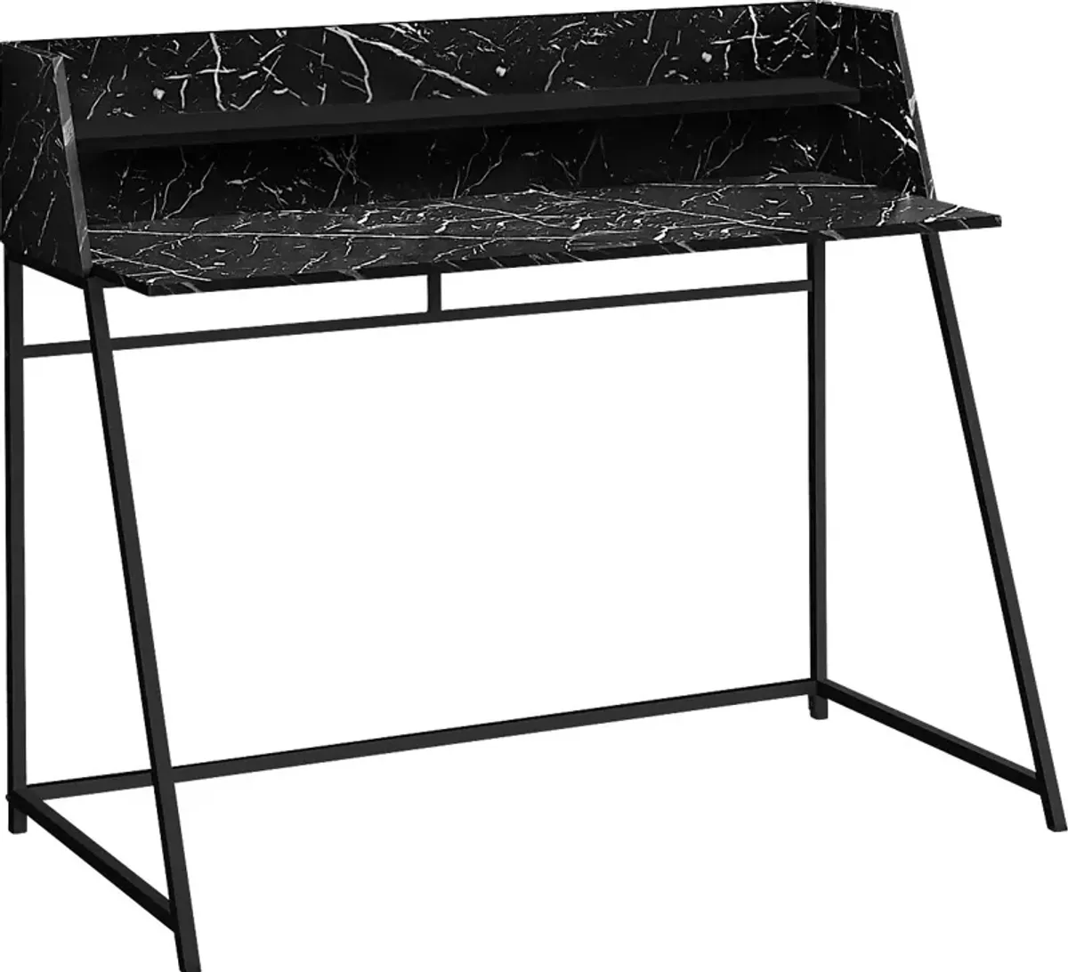 Minkler Black Marble Desk