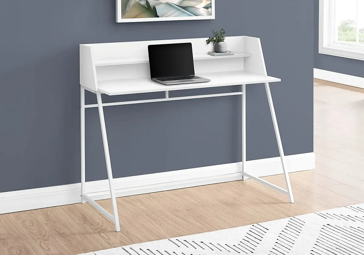 Minkler White Desk