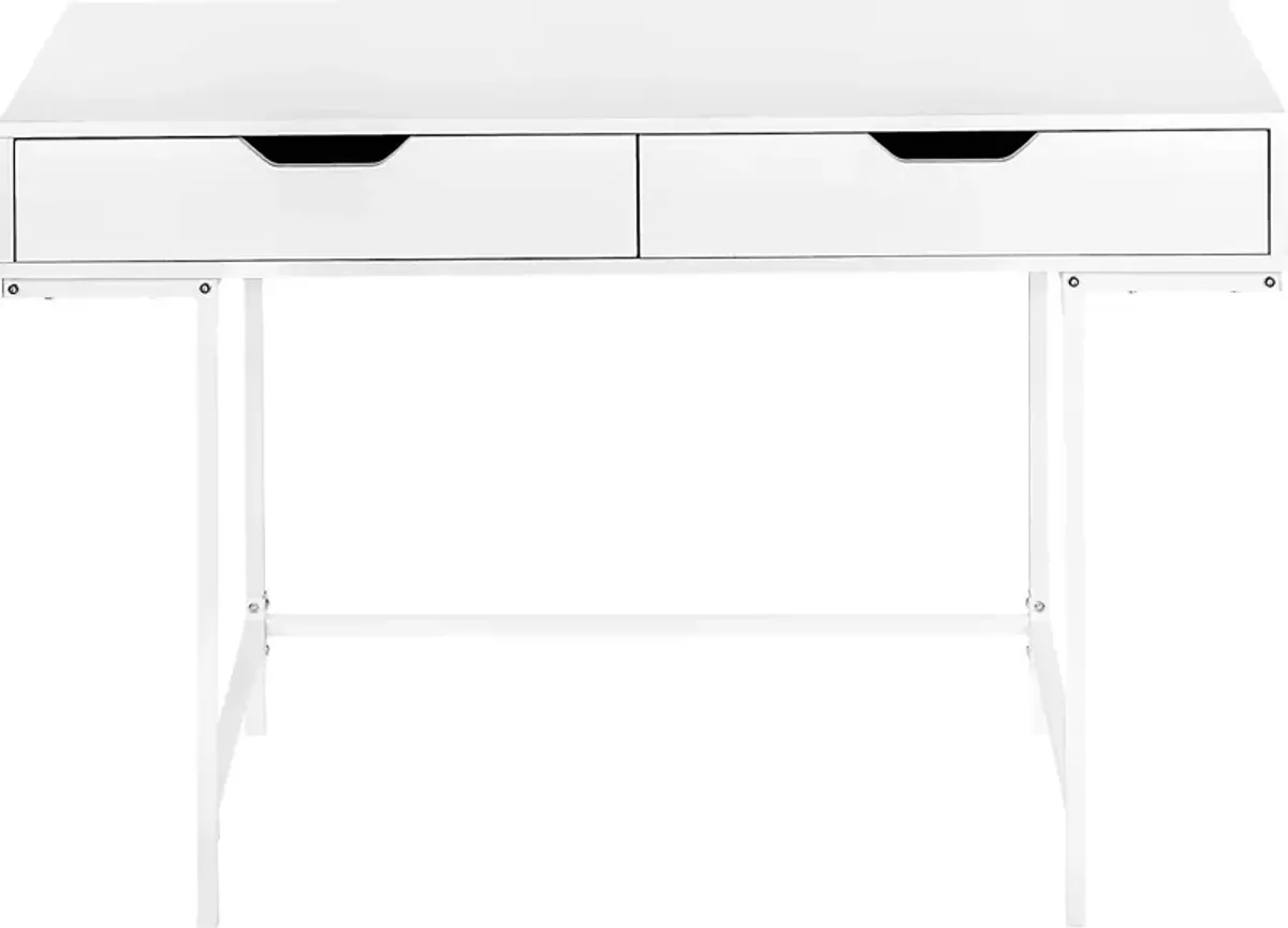 Rockmart White Desk