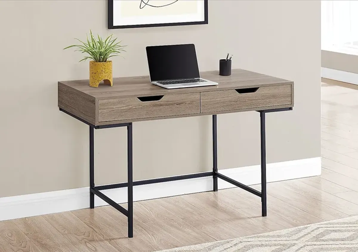 Rockmart Taupe Desk